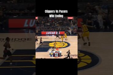 Clippers Vs Pacers wild Ending Kawhi Leonard Game Winner #shorts