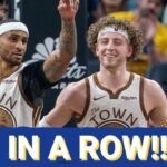 Golden State Warriors Win Third Straight Behind Porzingis, Santos