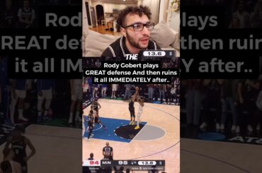 Rudy Gobert COST THEM THE GAME because of THIS PLAY.. Rockets vs Timberwolves reaction
