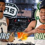 San Antonio Spurs vs Milwaukee Bucks Live Play by Play & Scoreboard