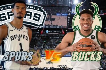 San Antonio Spurs vs Milwaukee Bucks Live Play by Play & Scoreboard