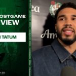 Jayson Tatum FULL Postgame Interview | Celtics vs Hawks 2-27