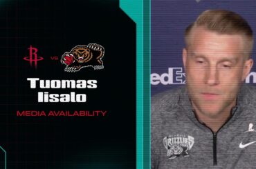 Tuomas Iisalo Press Conference | Grizzlies vs. Rockets