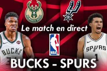 MILWAUKEE BUCKS - SAN ANTONIO SPURS : Le Match en Direct ! (Basketball - NBA) - COMMENTÉ