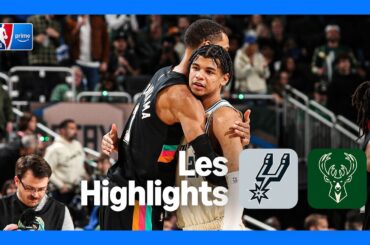 🏀 SPURS @ BUCKS | Le résumé du match du samedi soir, avec Wemby ! | Samedi 28 mars 2026