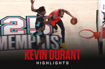 Kevin Durant (25 points) Highlights vs. Memphis Grizzlies
