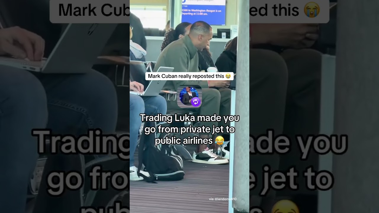 Mark Cuban does not care 💀 #lukadoncic #nba #lakers #nbamemes #dallasmavericks