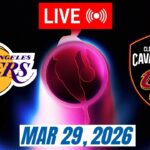 NBA LIVE! Los Angeles Lakers vs Cleveland Cavaliers March 29, 2026 | 2026 NBA Season Live 2K