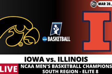 IOWA VS ILLINOIS LIVE 🏀 NCAAM Basketball Game Score Radio Play-by-Play