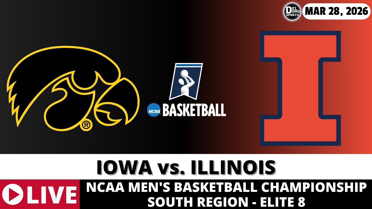 IOWA VS ILLINOIS LIVE 🏀 NCAAM Basketball Game Score Radio Play-by-Play