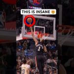 Wembanyama nearly blocked this at the top of the backboard 🤯