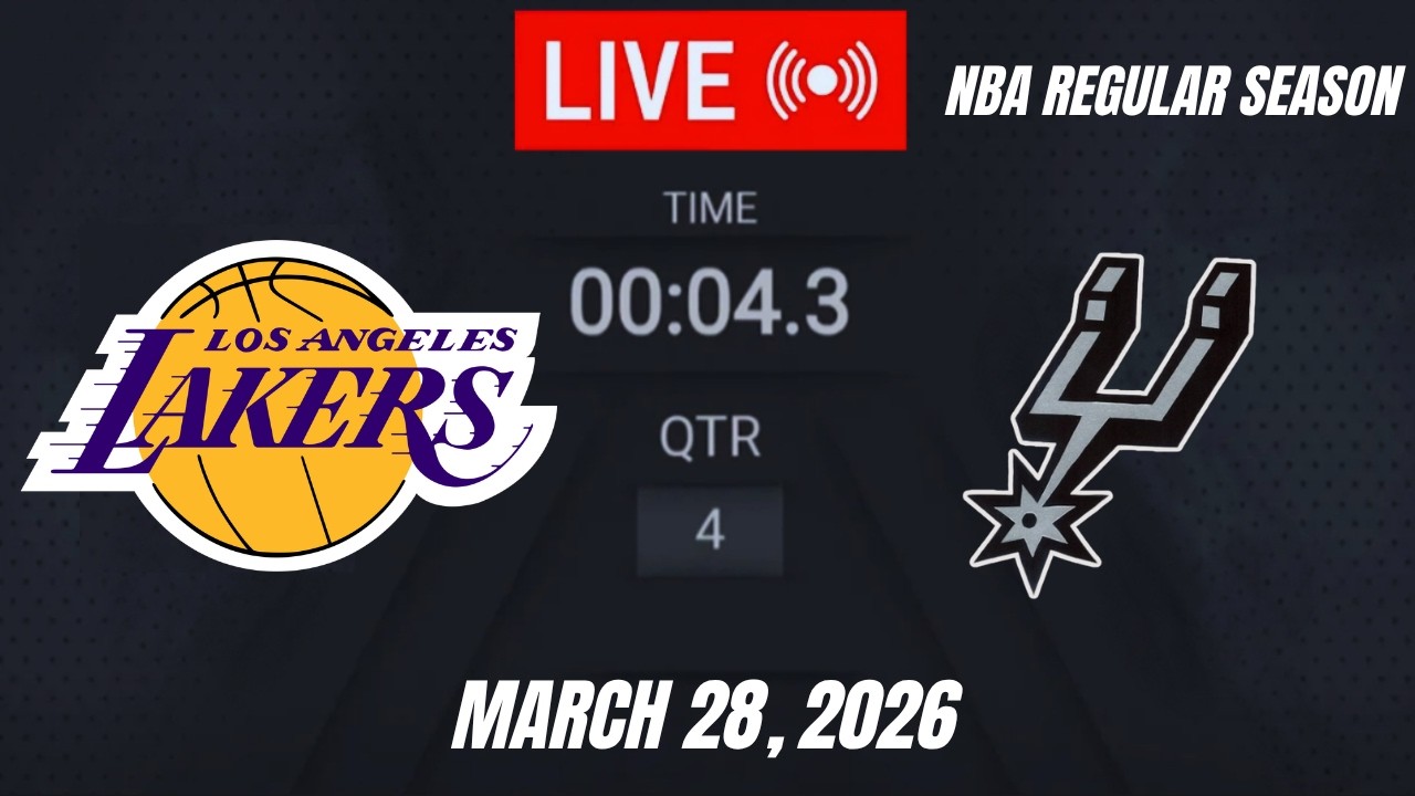 NBA LIVE! Los Angeles Lakers vs San Antonio Spurs | March 28, 2026 Lakers vs Spurs Live NBA 2K26