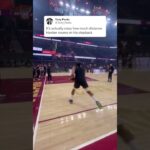 Harden's stepback up close 👀 (via Tony_Pesta/X)