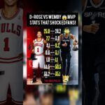 D-Rose vs Wemby 😱 MVP Stats That Shocked Fans!#nbashorts #nba #basketball #sports #usa #nbanews #uk
