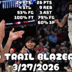 Flagg and Bagley Couldn’t Be Stopped | Dallas Mavericks Team Highlights vs Trail Blazers (3/27/2026)