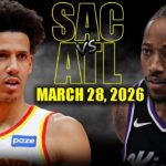 Atlanta Hawks vs Sacramento Kings Full Game Highlights – March 28, 2026 | NBA Season