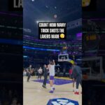 Luka couldn't miss a trick shot 🤯 #lakers