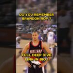 Do you remember Brandon Roy ? Full deep dive out on YouTube now ! Be sure to like and subscribe !