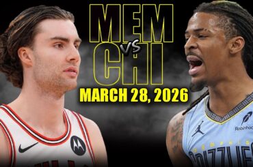 Memphis Grizzlies vs Chicago Bulls Full Game Highlights – March 28, 2026 | NBA Season