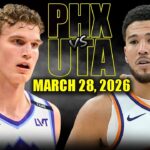 Phoenix Suns vs Utah Jazz Full Game Highlights – March 28, 2026 | NBA Season