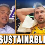 Luka's hot streak WILL NOT continue in playoffs for Lakers | Colin Cowherd: THE HERD NBA