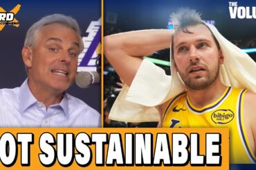 Luka's hot streak WILL NOT continue in playoffs for Lakers | Colin Cowherd: THE HERD NBA