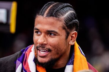 Jalen Green Postgame On-Court Interview after win vs Utah Jazz