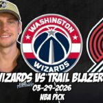 Washington Wizards vs Portland Trail Blazers 3/29/26 NBA Free Picks & Prediction | NBA Betting Tips