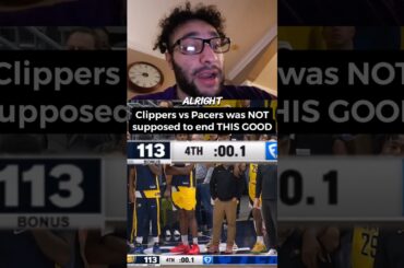 Clippers vs Pacers ENDING OF THE YEAR? Clippers vs Pacers reaction