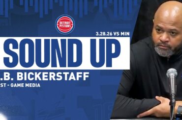 Post-Game Press Conference: J.B. Bickerstaff | Pistons vs. T-Wolves | 03.28.26