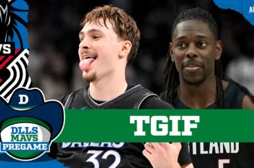 Can Cooper Flagg Make His Case For Rookie Of The Year vs. Blazers? | DLLS MAVS PREGAME