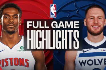 Game Recap: Pistons 109, Timberwolves 87