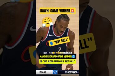 CLUTCH Kawhi hit the GAME WINNER😤
