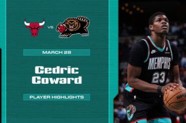 Cedric Coward Highlights vs. Chicago Bulls