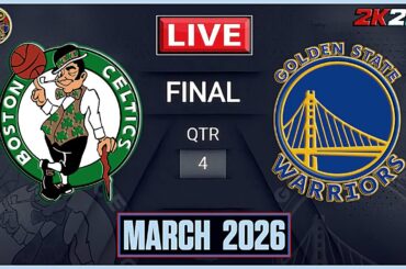NBA LIVE!  Boston CELTICS  vs  Golden State WARRIORS  |  NBA Regular Season   |   NBA 2K26  |