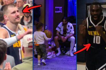 Denver Nuggets Locker Room Celebration After Nikola Jokic Makes TRIPLE-DOUBLE vs. Utah Jazz!