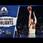 Kristaps Porziņģis highlights: Watch Warriors center score 28 points vs. Wizards | NBC Sports BA
