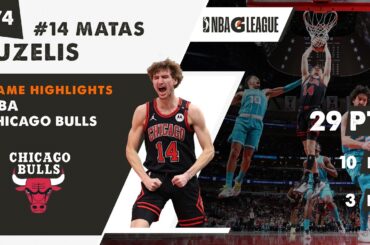 Lithuanian MATAS BUZELIS 29 PTS / 10 REB / 3 BLK Chicago Bulls NBA game highlights