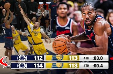 Kawhi Leonard Drops 28 & WINS IT vs Pacers 🤯
