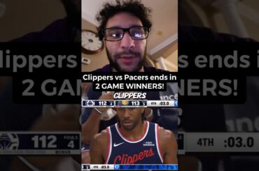 Clippers vs Pacers ends in 2 GAME WINNERS, but one of them didn’t count..
