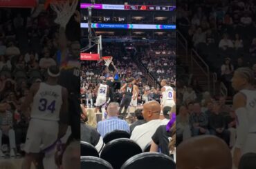 Rookie connection on display 👀 alley-oop from Koby → Khaman #shorts | Phoenix Suns