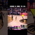 PART 2 - Rookie Saraf Crazy Poster on Draymond Green 😳 Close Ending Nets vs Warriors #nba #shorts