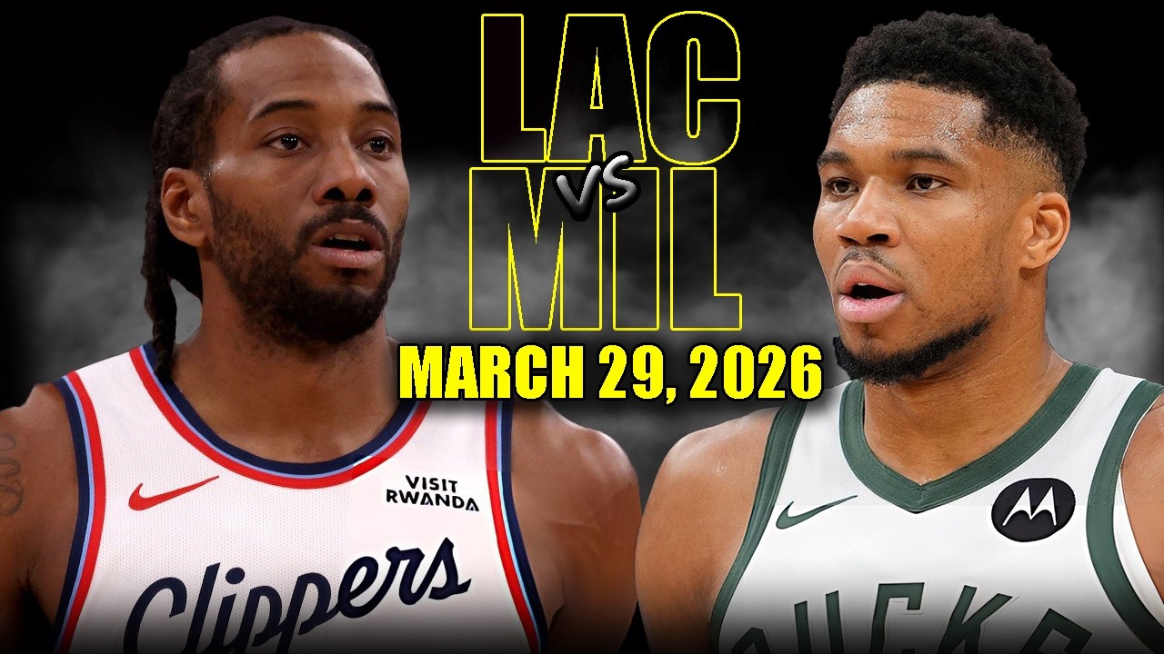 Los Angeles Clippers vs Milwaukee Bucks Full Game Highlights – March 29, 2026 | NBA Season