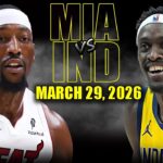 Miami Heat vs Indiana Pacers Full Game Highlights – March 29, 2026 | NBA Season