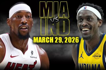 Miami Heat vs Indiana Pacers Full Game Highlights – March 29, 2026 | NBA Season