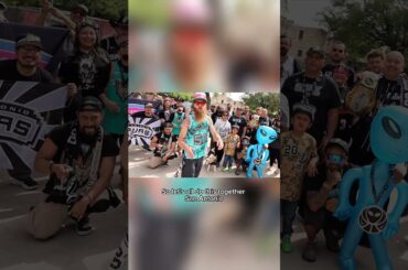 SPURS JACKALS VISITED THE ALAMO TODAY #spurs #nba