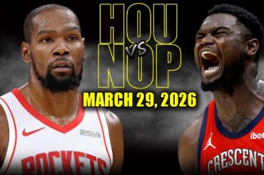 Houston Rockets vs New Orleans Pelicans Full Game Highlights – March 29, 2026 | NBA Season