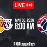 NBA LIVE! Los Angeles Lakers vs Washington Wizards | March 30, 2026 | NBA Today NBA 2K26 Gameplay