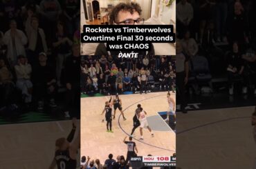 Rockets vs Timberwolves Overtime was CRAZY! Rockets vs Timberwolves Reaction