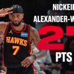 Nickeil Alexander-Walker drops 27 Points, 8 Assists, 4 Steals in Hawks 12th Win in a row at Home